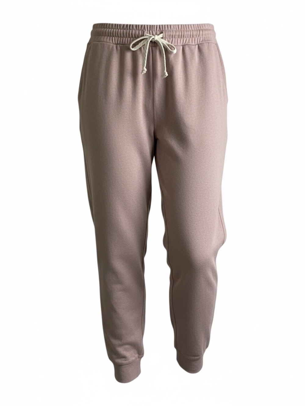 Vuori Relaxed Drawstring Jogger Pants in Dusty Pink